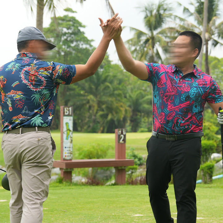VALOR PX - Aloha Vibe Polo Hawaii Shirts