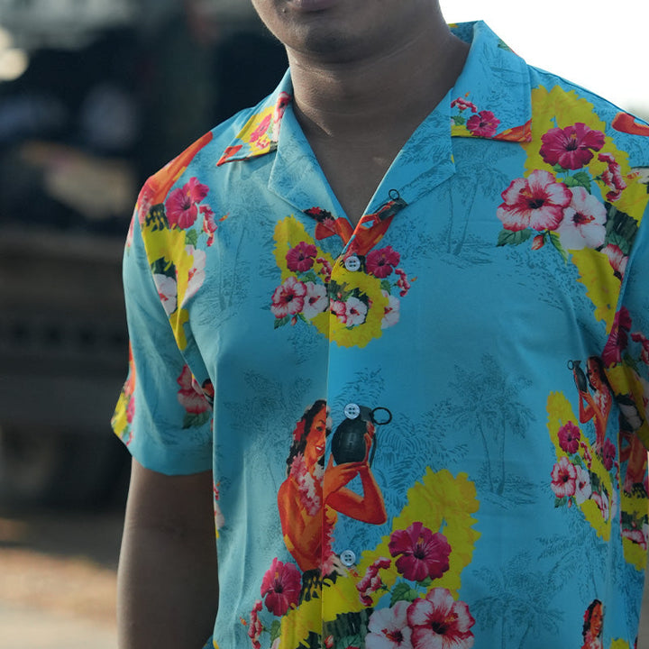 เสื้อฮาวาย VALOR PX - Girl Bomb Hawaii Shirts