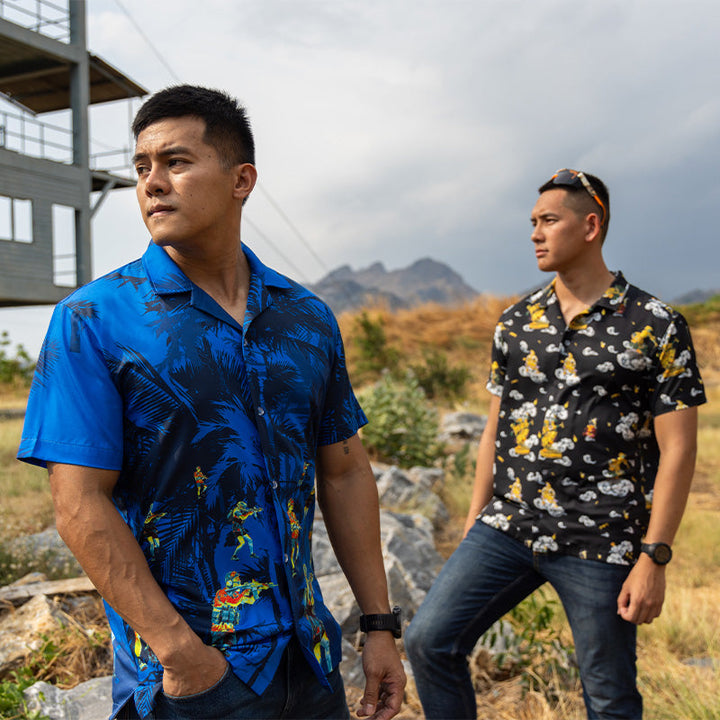 VALOR PX - Predator Vision Hawaii Shirt [Navy]