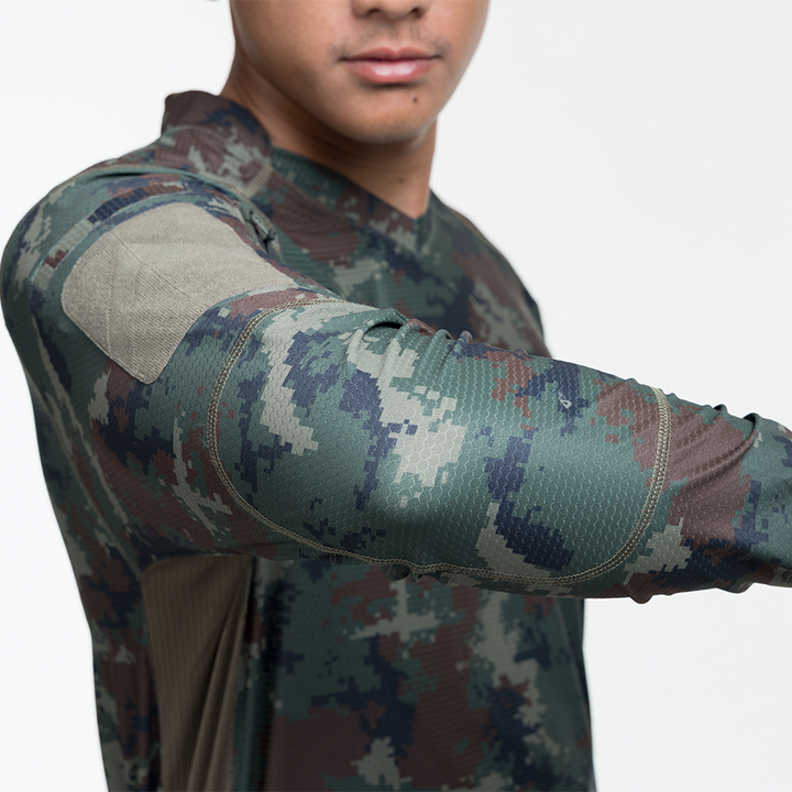 เสื้อทหาร แขนยาว VALOR PX - Standard Operation Shirt, SOS Gen2 เสื้อลายพราง คอวี