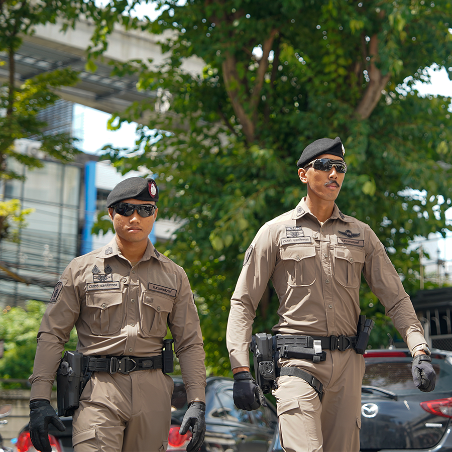 ชุดเครื่องแบบตำรวจสายตรวจ VALOR PX - Patrol Police Suit Uniform [Khaki] ครบชุด เสื้อ และ กางเกง