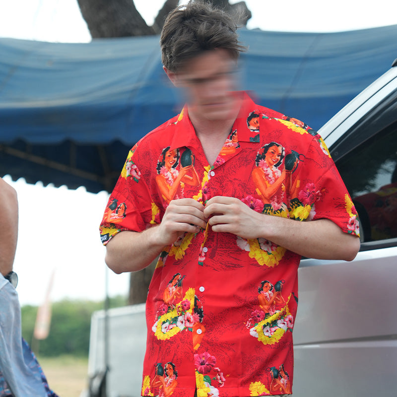 เสื้อฮาวาย VALOR PX - Girl Bomb Hawaii Shirts