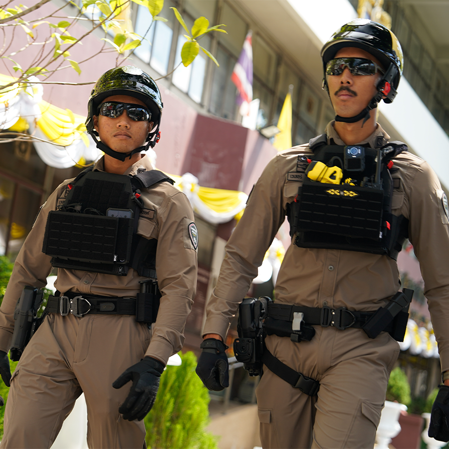 ชุดเครื่องแบบตำรวจสายตรวจ VALOR PX - Patrol Police Suit Uniform [Khaki] ครบชุด เสื้อ และ กางเกง