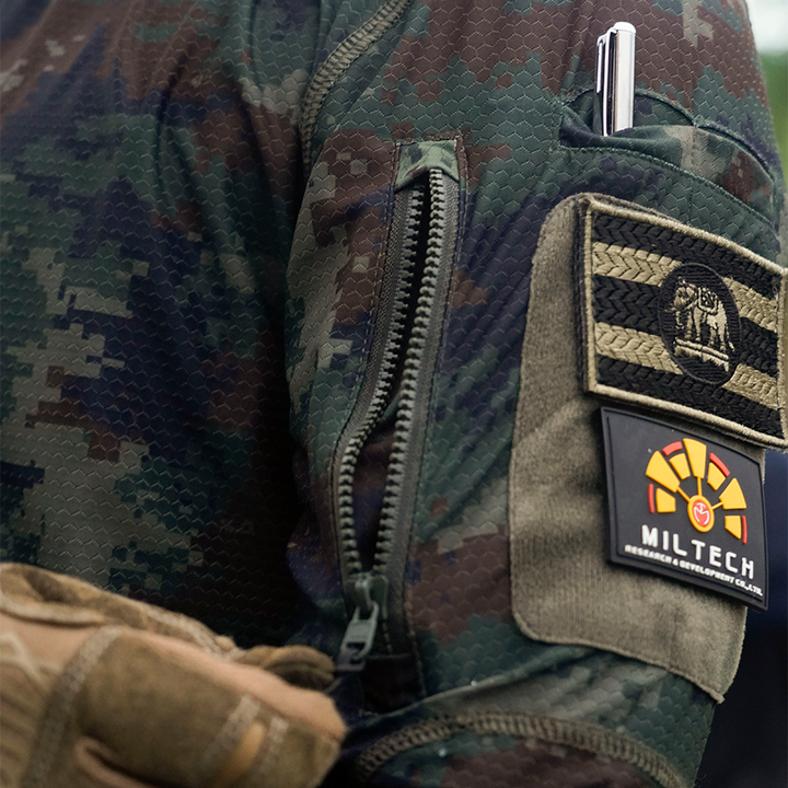 เสื้อทหาร แขนยาว VALOR PX - Standard Operation Shirt, SOS Gen2 เสื้อลายพราง คอวี