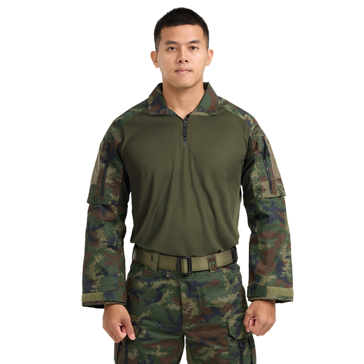 VALOR PX - NATIVE COMBAT SHIRT [RTN] เสื้อคอมแบทลายพราง ทหารเรือ