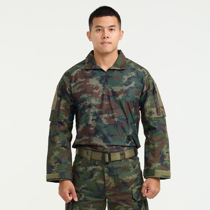 Valor PX - NATIVE COMBAT SHIRT [RTN] เสื้อคอมแบทลายพราง ทหารเรือ