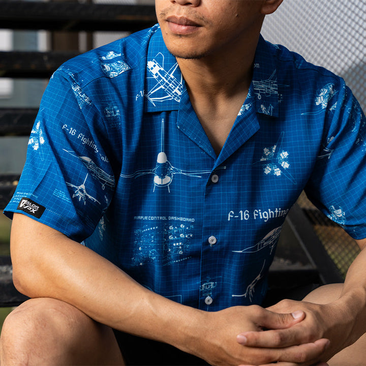 VALOR PX - Blueprint F-16 Hawaii Shirts