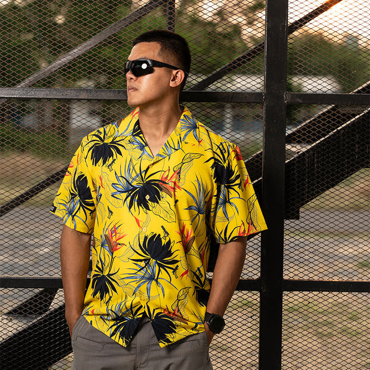 เสื้อฮาวาย VALOR PX - Gun Flower Hawaii Shirts
