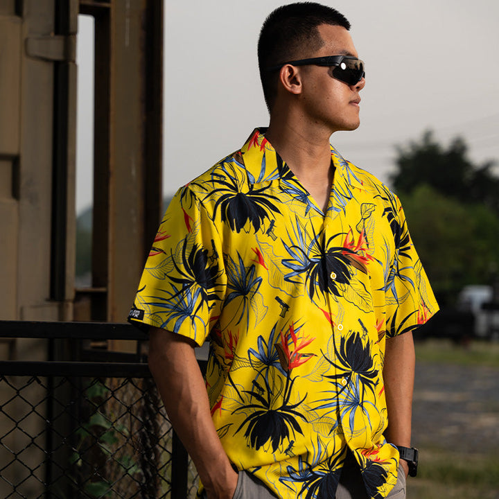 VALOR PX - Gun Flower Hawaii Shirts