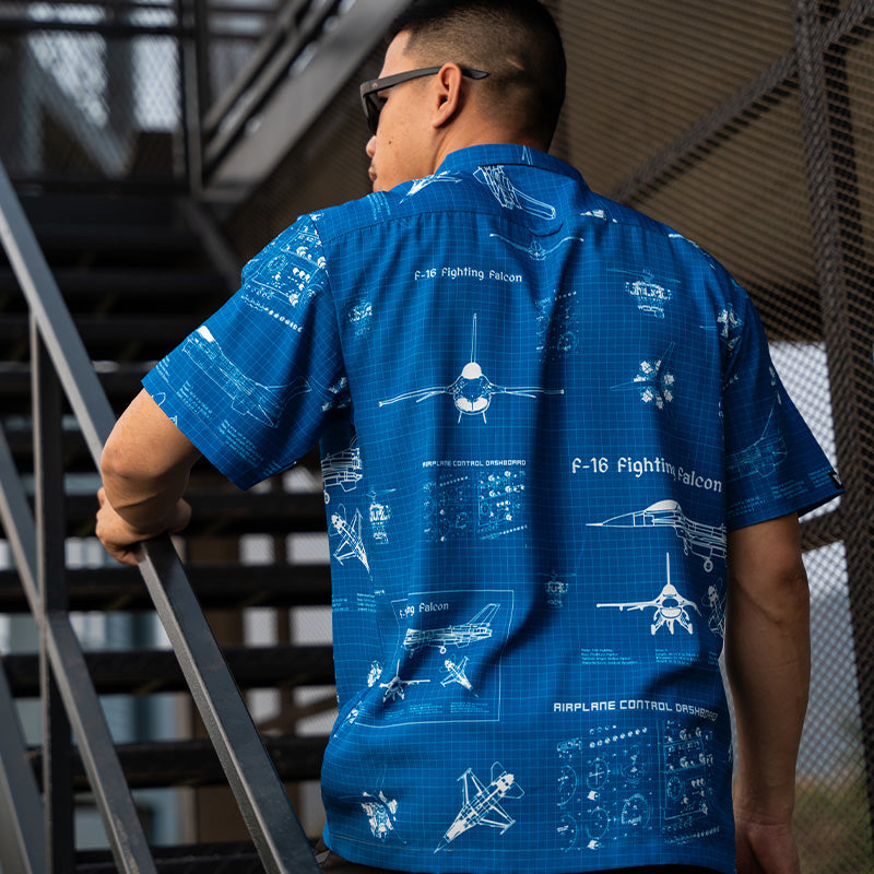 VALOR PX - Blueprint F-16 Hawaii Shirts