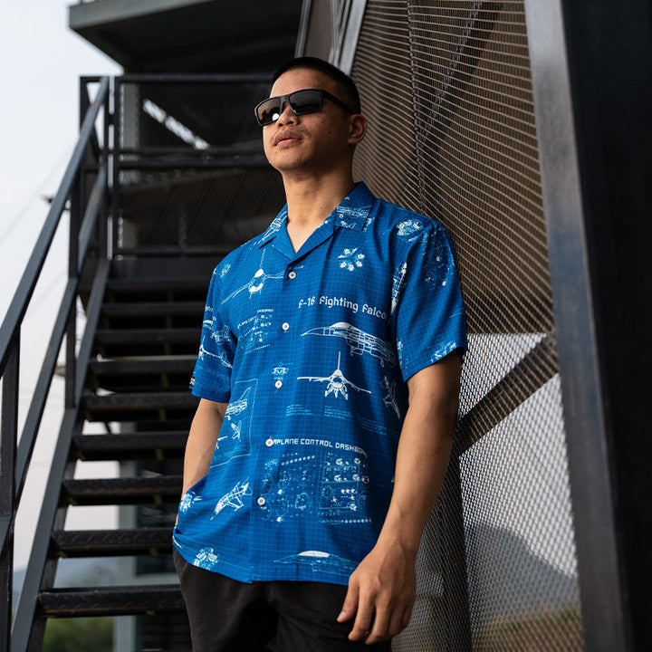 VALOR PX - Blueprint F-16 Hawaii Shirts