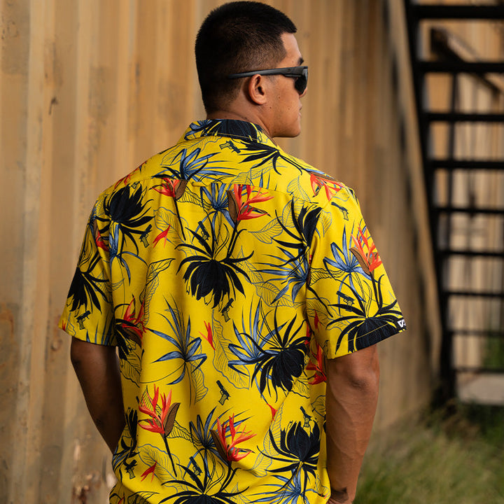 เสื้อฮาวาย VALOR PX - Gun Flower Hawaii Shirts