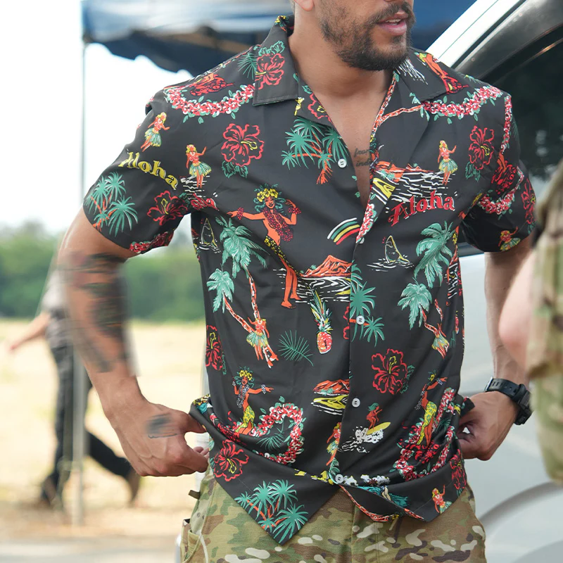 เสื้อฮาวาย VALOR PX - Aloha Vibe Hawaii Shirts