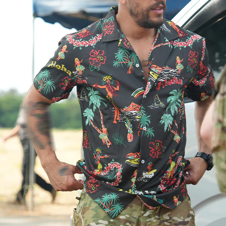 เสื้อฮาวาย VALOR PX - Aloha Vibe Hawaii Shirts