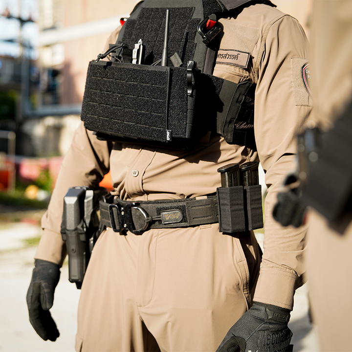 ชุดเครื่องแบบตำรวจสายตรวจ VALOR PX - Patrol Police Suit Uniform [Khaki] ครบชุด เสื้อ และ กางเกง