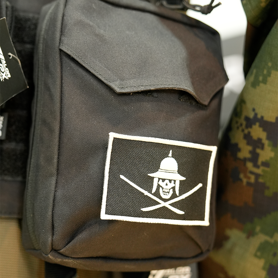 แพทช์ปัก VALOR PX - Embroidered Patch "Jolly Roger" อาร์มติดเสื้อ ขนาด 8cm x 5cm