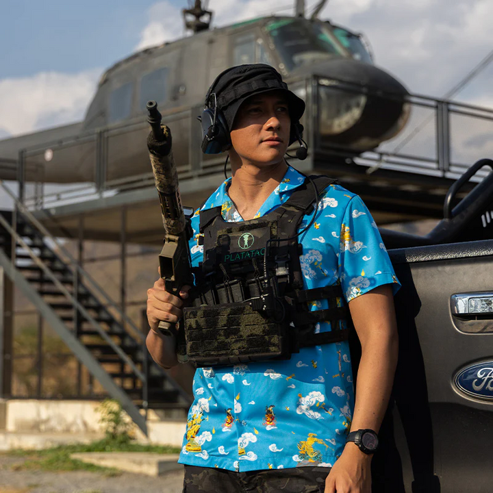 เสื้อฮาวาย VALOR PX - รามเกียรติ์ Tactical Hawaii Shirts