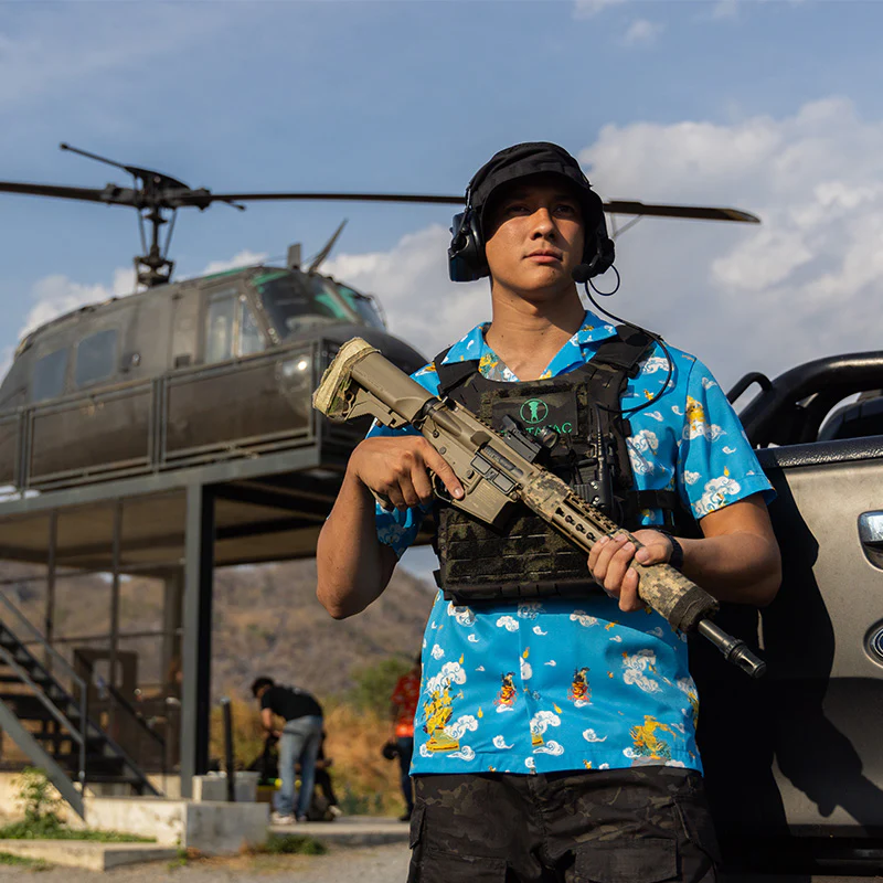 เสื้อฮาวาย VALOR PX - รามเกียรติ์ Tactical Hawaii Shirts
