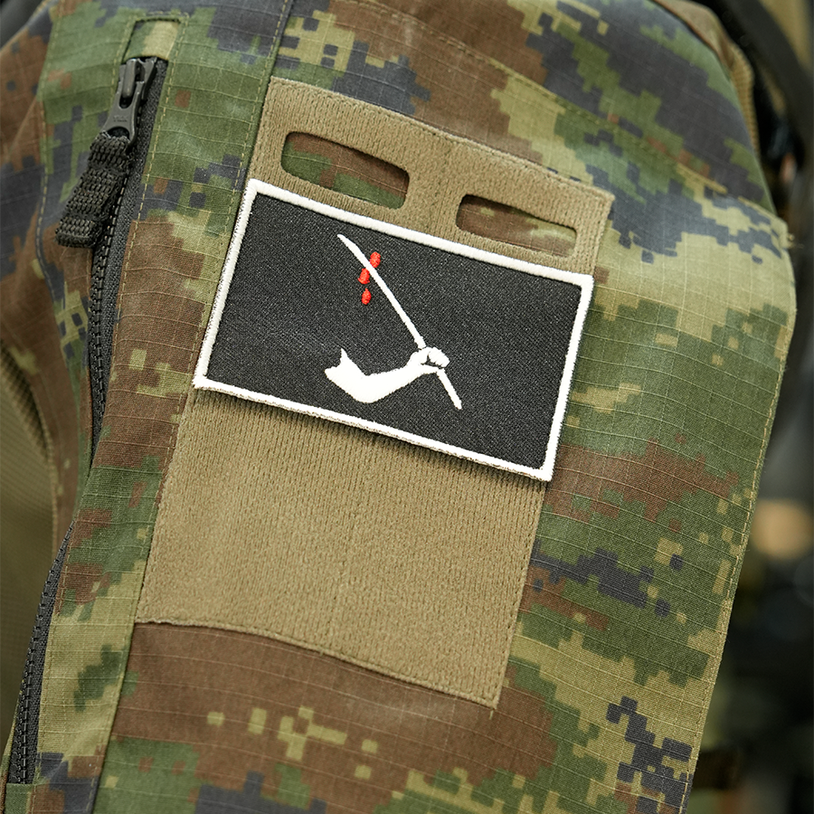 แพทช์ปัก VALOR PX - Embroidered Patch "Jolly Roger" อาร์มติดเสื้อ ขนาด 8cm x 5cm