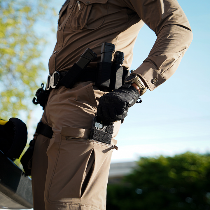 ชุดเครื่องแบบตำรวจสายตรวจ VALOR PX - Patrol Police Suit Uniform [Khaki] ครบชุด เสื้อ และ กางเกง