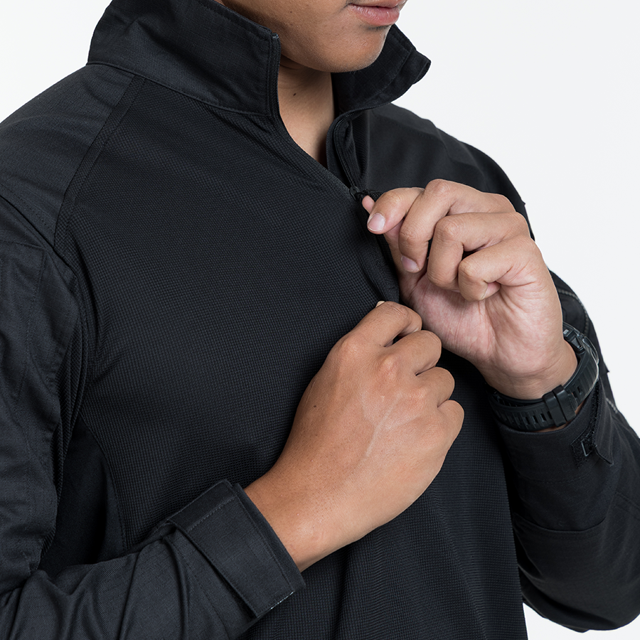 เสื้อทหาร VALOR PX - Native Combat Shirt [Black] เสื้อคอมแบท ทหารพราน