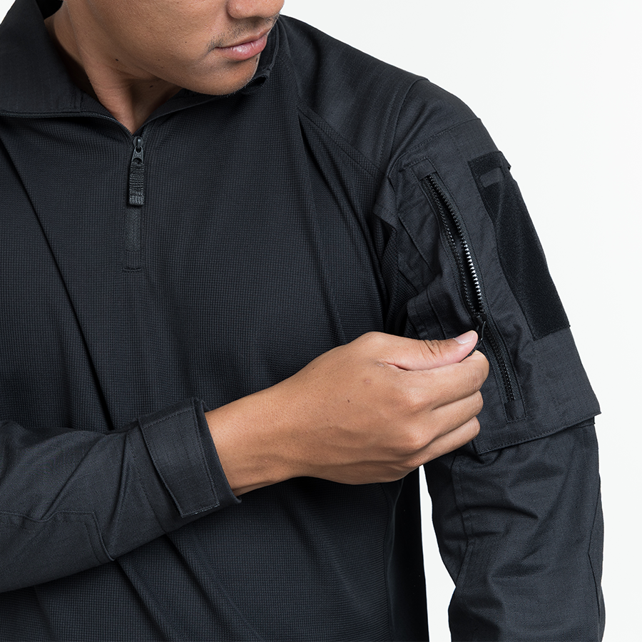 เสื้อทหาร VALOR PX - Native Combat Shirt [Black] เสื้อคอมแบท ทหารพราน