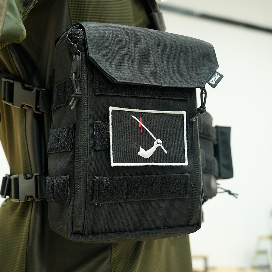 แพทช์ปัก VALOR PX - Embroidered Patch "Jolly Roger" อาร์มติดเสื้อ ขนาด 8cm x 5cm