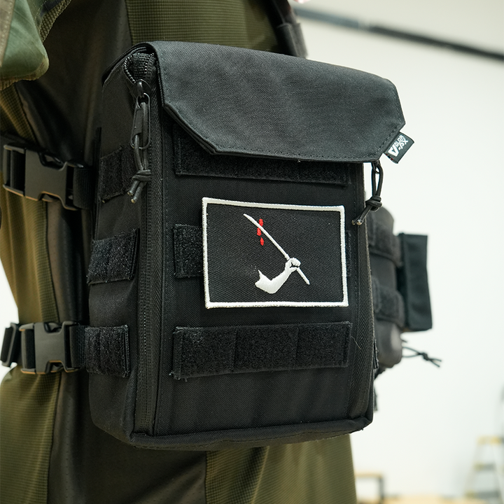 แพทช์ปัก VALOR PX - Embroidered Patch "Jolly Roger" อาร์มติดเสื้อ ขนาด 8cm x 5cm