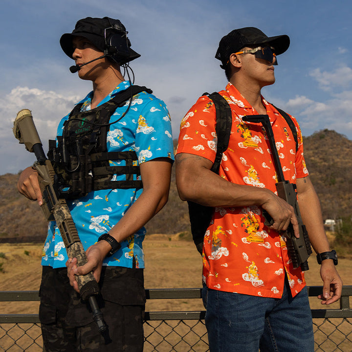VALOR PX - รามเกียรติ์ Tactical Hawaii Shirts