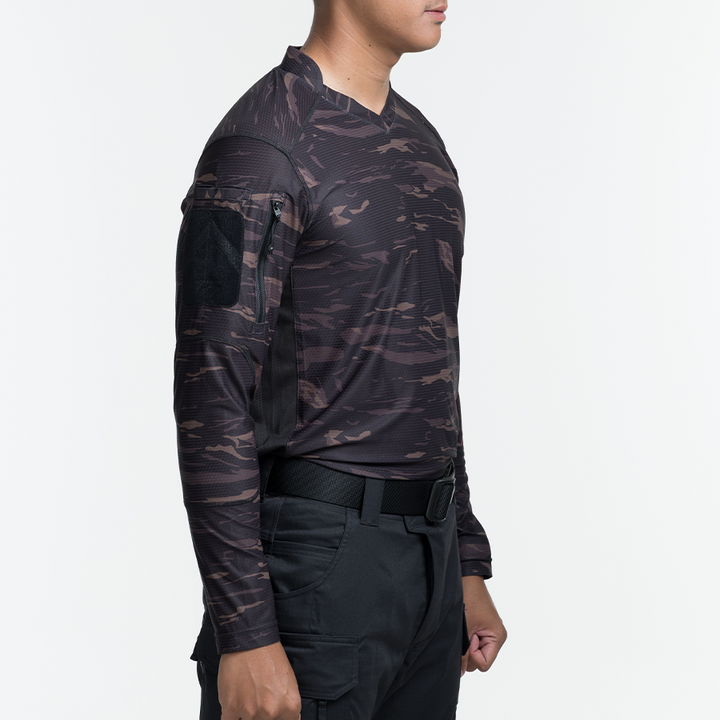 เสื้อทหาร แขนยาว VALOR PX - Standard Operation Shirt, SOS Gen2 เสื้อลายพราง คอวี