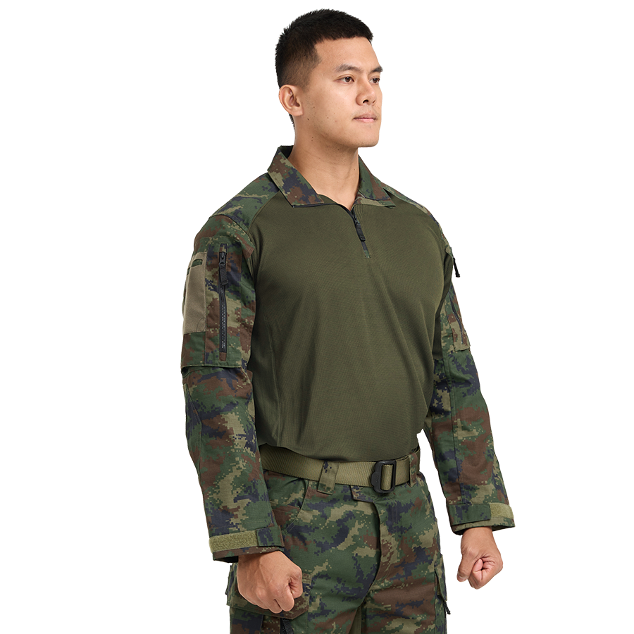 VALOR PX - NATIVE COMBAT SHIRT [RTN] เสื้อคอมแบทลายพราง ทหารเรือ