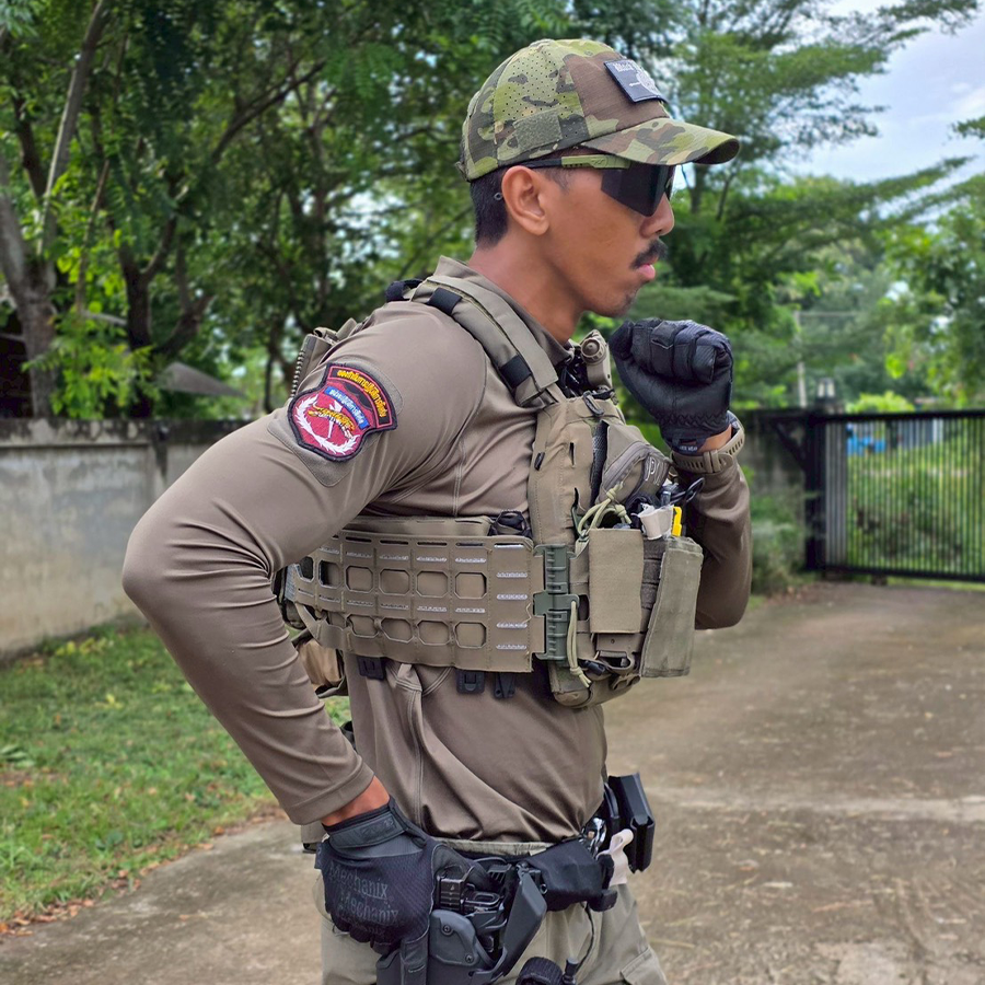 เสื้อทหารแขนยาว VALOR PX - Original Training Long Sleeve Shirt (OTS)