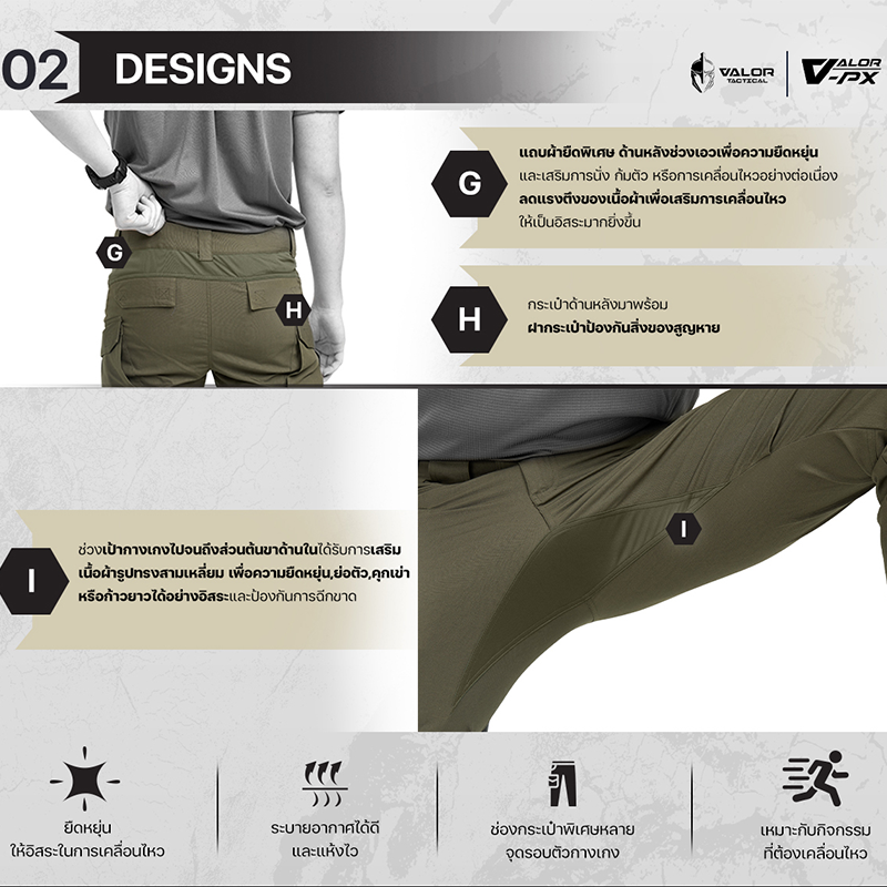 VALOR PX - Long Range Pants [Ranger Green]