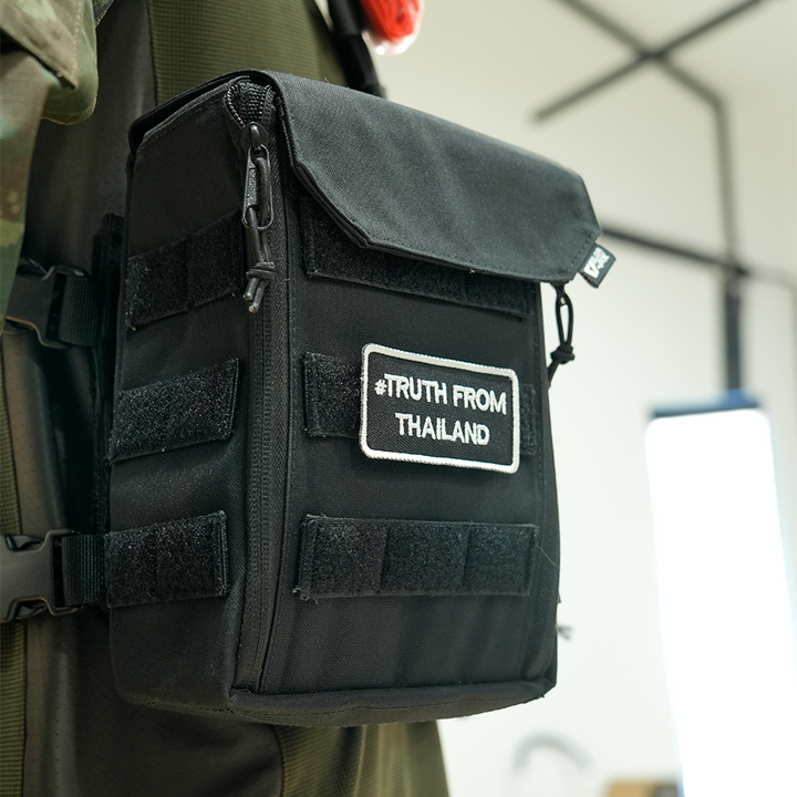 แพทช์ปัก VALOR PX - Embroidered Patch "#Truth From Thailand" อาร์มติดเสื้อ ขนาด 7.6cm x 3.8cm
