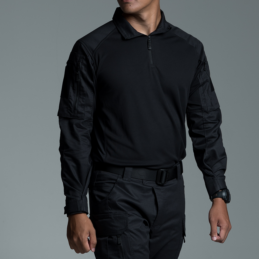 เสื้อทหาร VALOR PX - Native Combat Shirt [Black] เสื้อคอมแบท ทหารพราน