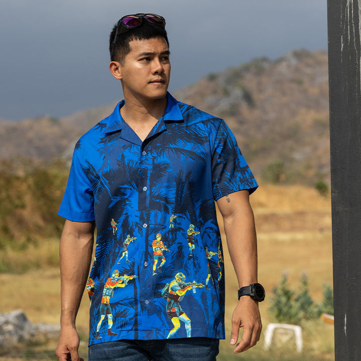VALOR PX - Predator Vision Hawaii Shirt [Navy]