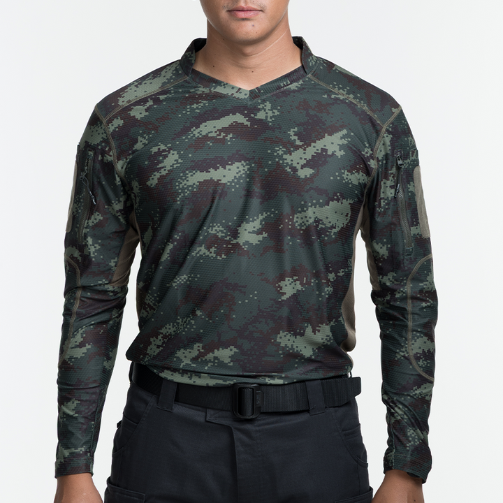 เสื้อทหาร แขนยาว VALOR PX - Standard Operation Shirt, SOS Gen2 เสื้อลายพราง คอวี