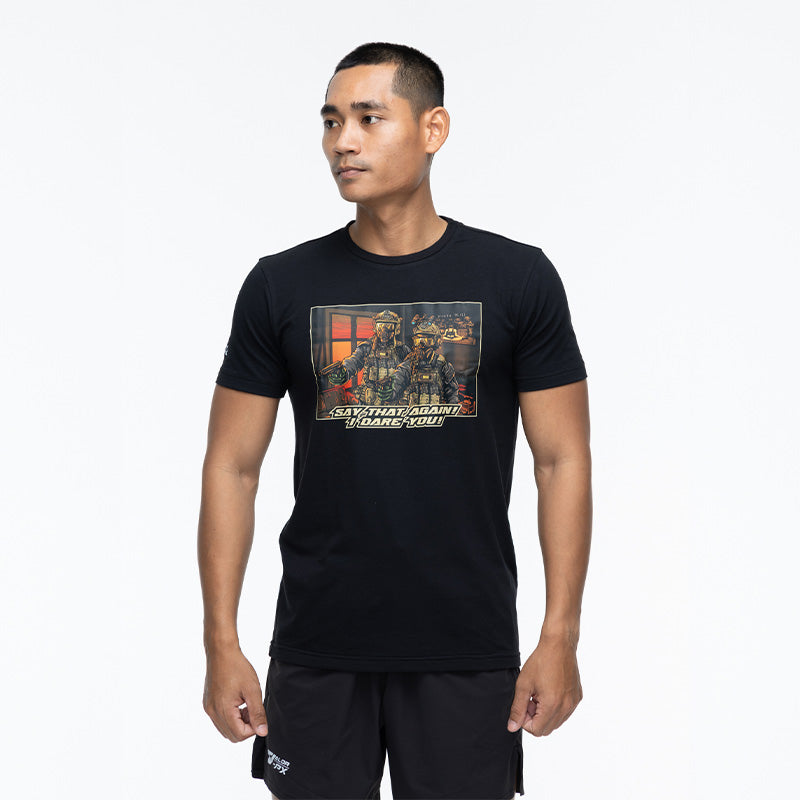 เสื้อยืดสกรีนลาย VALOR PX - Say That Again I Dare You T-Shirt 2024