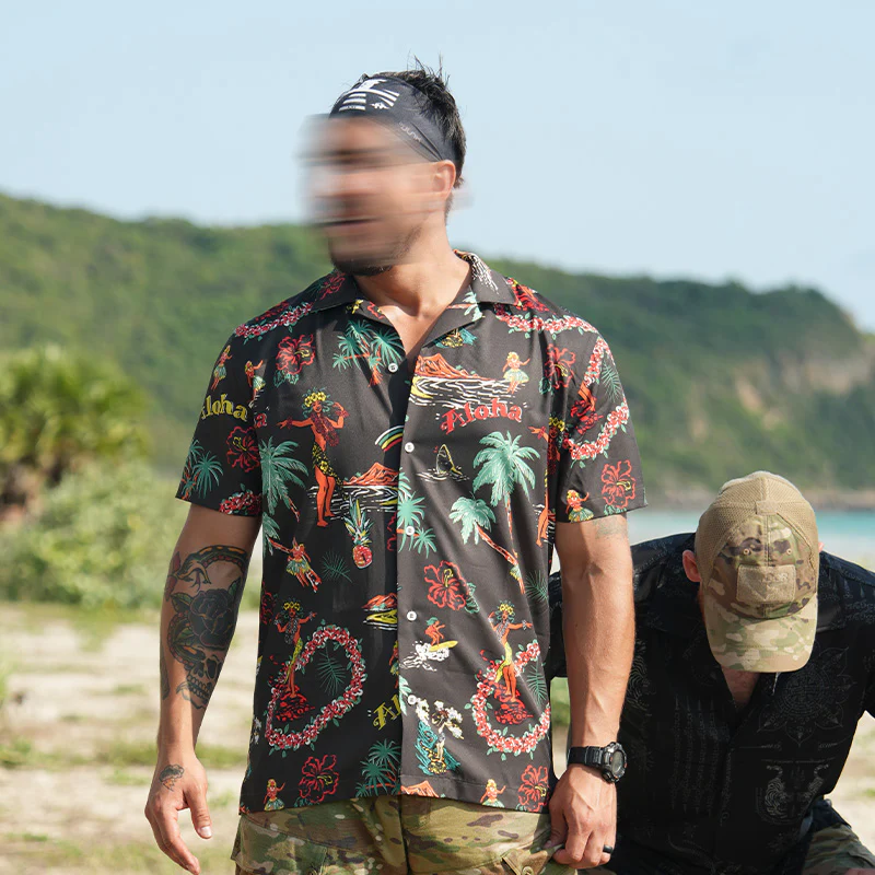 เสื้อฮาวาย VALOR PX - Aloha Vibe Hawaii Shirts