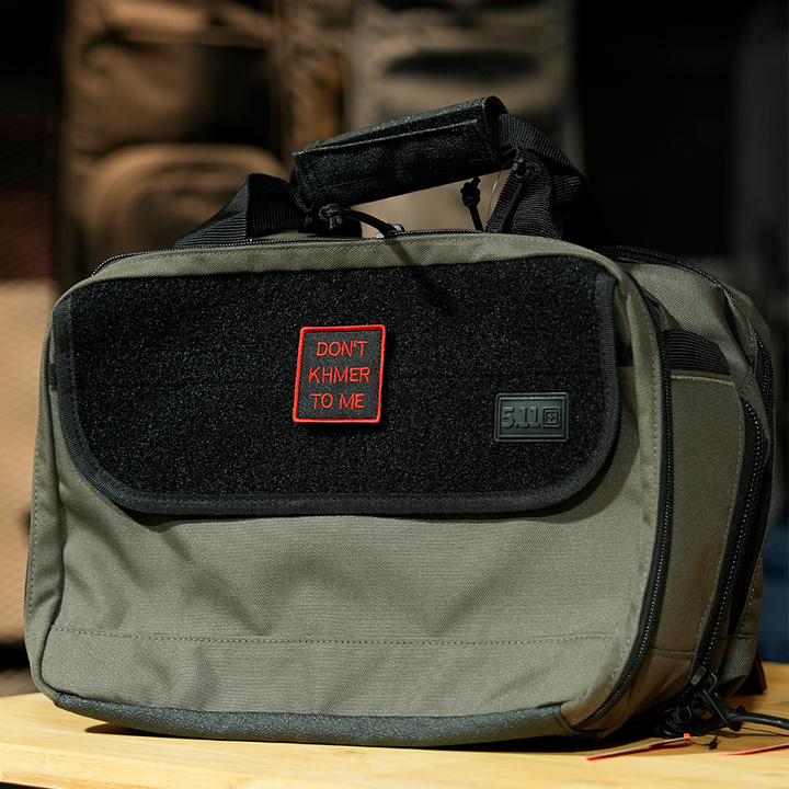 แพทช์ปัก VALOR PX - Embroidered Patch "Don't Khmer To Me" อาร์มติดเสื้อ ขนาด 5cm x 5cm