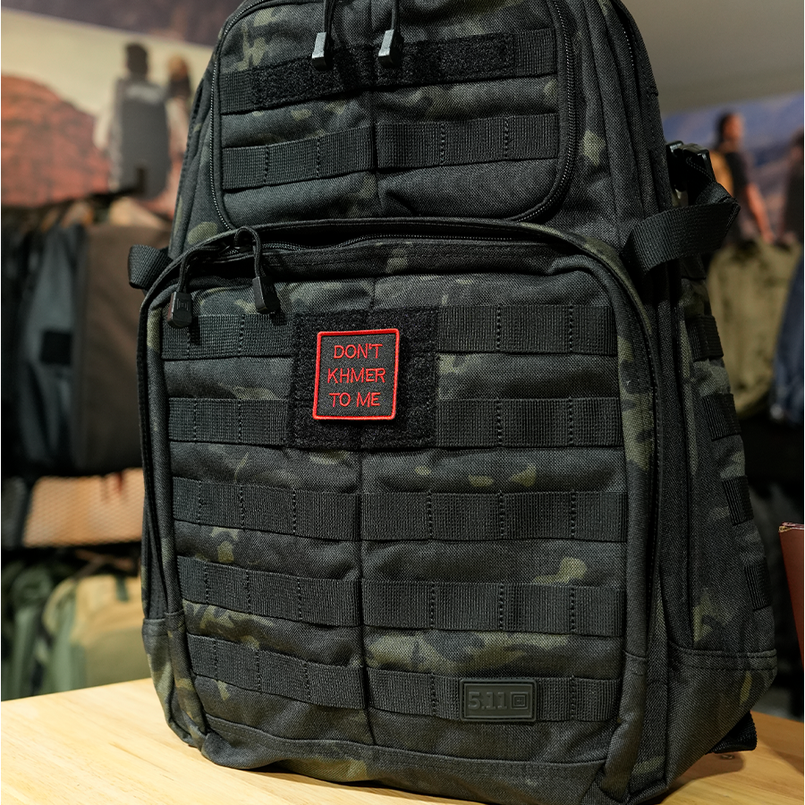 แพทช์ปัก VALOR PX - Embroidered Patch "Don't Khmer To Me" อาร์มติดเสื้อ ขนาด 5cm x 5cm