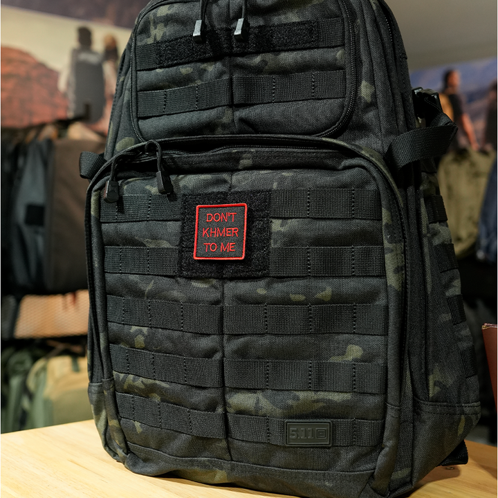 แพทช์ปัก VALOR PX - Embroidered Patch "Don't Khmer To Me" อาร์มติดเสื้อ ขนาด 5cm x 5cm