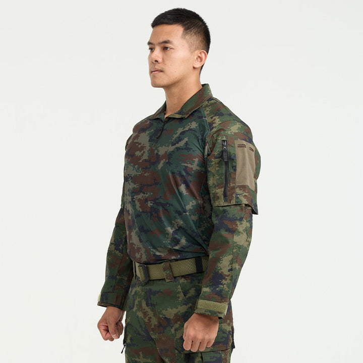 Valor PX - NATIVE COMBAT SHIRT [RTN] เสื้อคอมแบทลายพราง ทหารเรือ