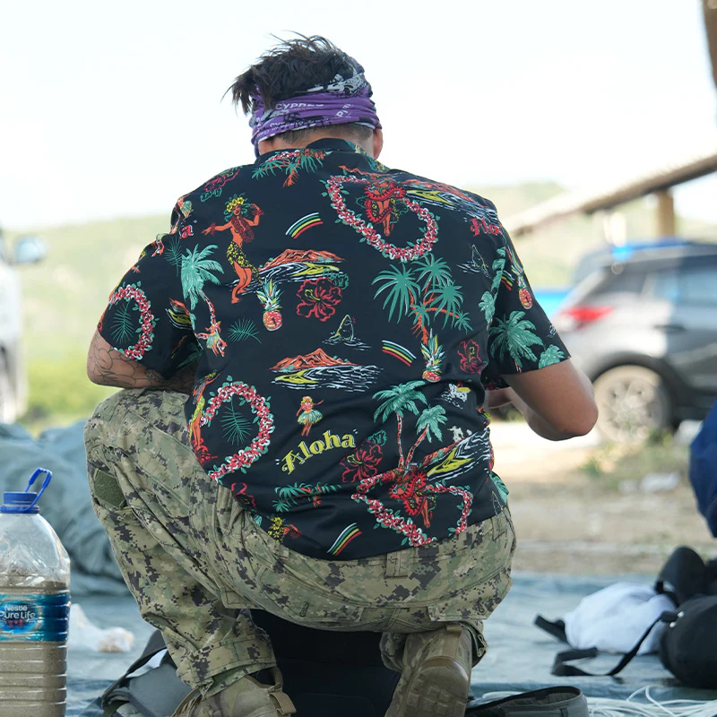 เสื้อฮาวาย VALOR PX - Aloha Vibe Hawaii Shirts