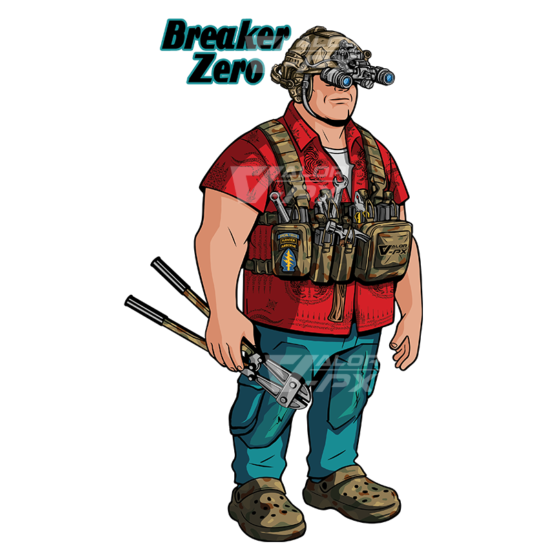 เสื้อยืดสกรีนลาย VALOR PX - Breaker Zero T-Shirt เสื้อใส่เที่ยว ลายกราฟิก