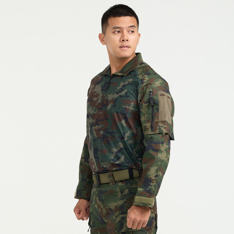 Valor PX - NATIVE COMBAT SHIRT [RTN] เสื้อคอมแบทลายพราง ทหารเรือ