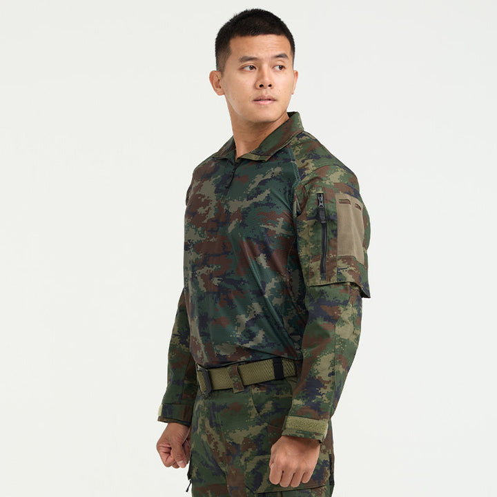 Valor PX - NATIVE COMBAT SHIRT [RTN] เสื้อคอมแบทลายพราง ทหารเรือ