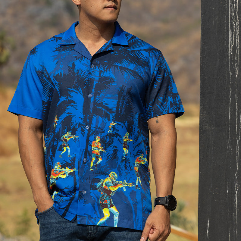 VALOR PX - Predator Vision Hawaii Shirt [Navy]