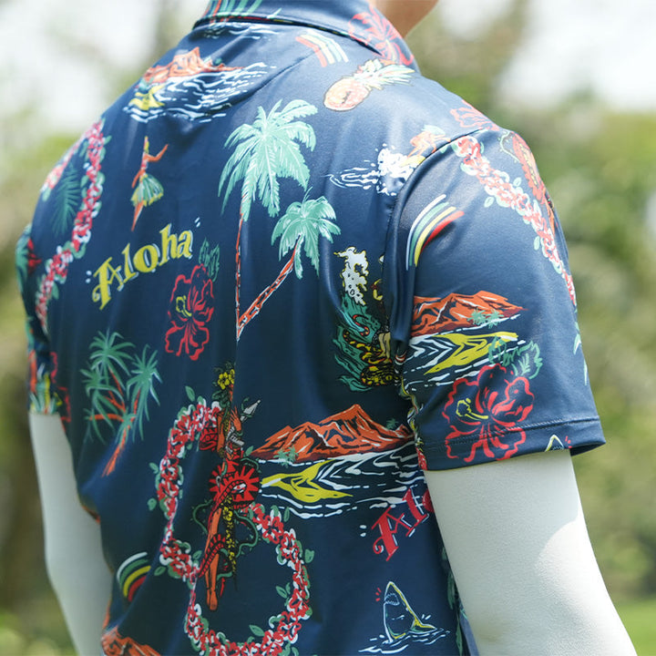 VALOR PX - Aloha Vibe Polo Hawaii Shirts