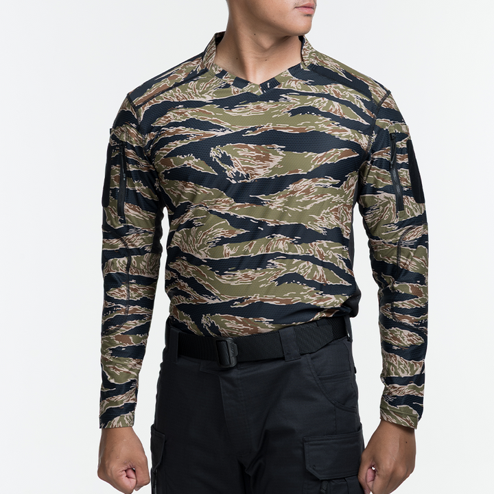 เสื้อทหาร แขนยาว VALOR PX - Standard Operation Shirt, SOS Gen2 เสื้อลายพราง คอวี